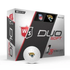 Wilson Staff Duo Soft NFL Team Licensed Golf Balls -Golfcore Store WGWP400JX WS DUO Soft 12BALL WH NFL Jacksonville Vert wBall Hotlist V2