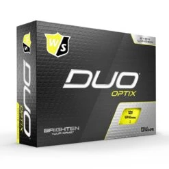 Wilson Staff 2020 Duo Soft Optix Golf Balls -Golfcore Store WGWP502PO 0 Duo Optix 12 Ball Right Vert Hero Yellow.png.cq5dam.web .1200.1200