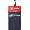 Wilson Staff Microfiber Trifold Golf Towel 16" X 21" Black 1 Wilson Staff Microfiber Trifold Golf Towel 16" X 21" Black -Golfcore Store WIlsonTriFoldTowelBlack 0