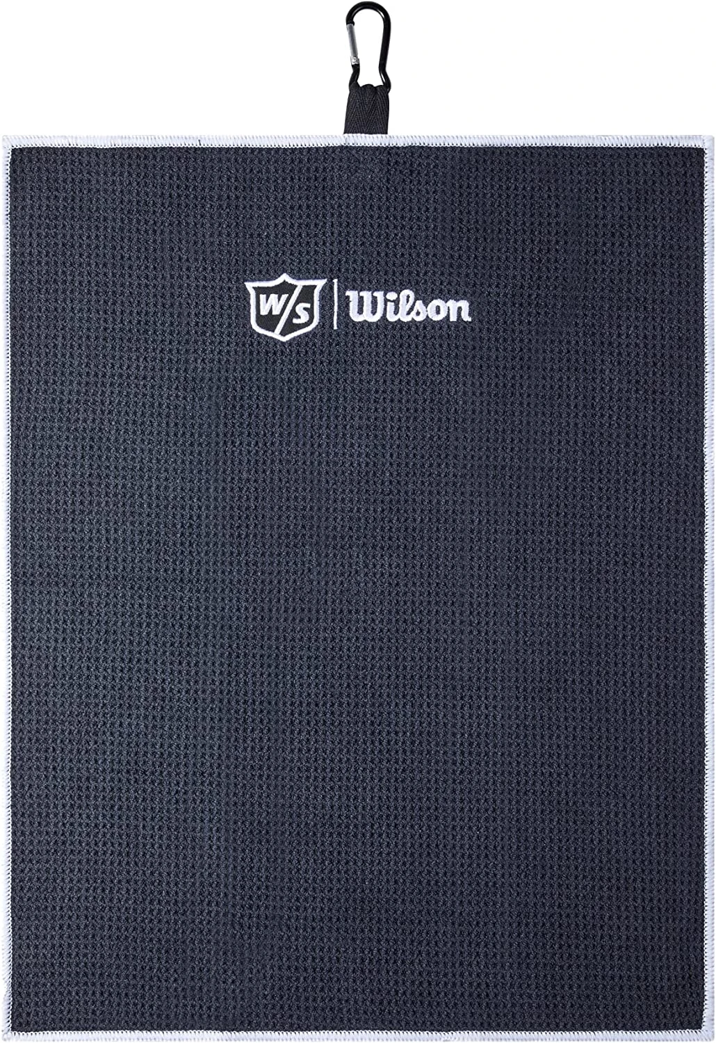 Wilson Staff Microfiber Trifold Golf Towel 16" X 21" Black 6 Wilson Staff Microfiber Trifold Golf Towel 16" X 21" Black - Image 4