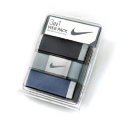Nike 3-in-1 Web Belt Packs 23 Nike 3-in-1 Web Belt Packs -Golfcore Store WebBelt BlackBlueNavy