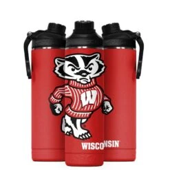 Orca NCAA Mascot 22 Ounce Hydra Hot Cold Bottle -Golfcore Store Wisconsin H22MSWIS Hydra22 Mascot Red Trio 800x 6418213d 88c6 449b b2e4 e06b37ff9a3e