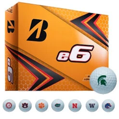 Bridgestone E6 NCAA Licensed Golf Balls