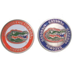 NCAA Double Sided Collegiate Golf Ball Marker Coins -Golfcore Store florida