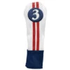 Sahara Retro Vintage #3 Fairway Wood Headcovers -Golfcore Store fw 3 hc red white blue