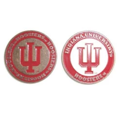 NCAA Double Sided Collegiate Golf Ball Marker Coins -Golfcore Store indiana