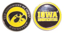 NCAA Double Sided Collegiate Golf Ball Marker Coins -Golfcore Store iowa