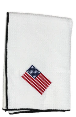 Joseph Elliott USA Embroidered Flag 18" X 18" Micro Fiber Towels 27 Joseph Elliott USA Embroidered Flag 18" X 18" Micro Fiber Towels -Golfcore Store je6