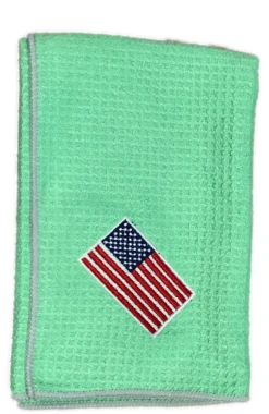 Joseph Elliott USA Embroidered Flag 18" X 18" Micro Fiber Towels 28 Joseph Elliott USA Embroidered Flag 18" X 18" Micro Fiber Towels -Golfcore Store je7