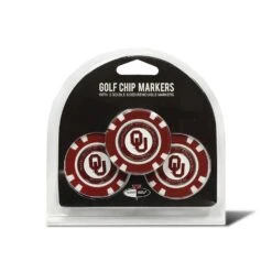 Team Golf NCAA Magnetic Poker Chip Ball Markers -Golfcore Store oklahoma 3 pack