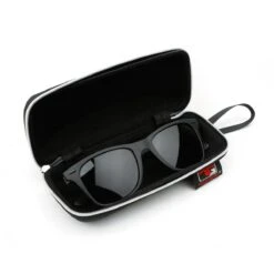 Tour Gear Polarized Sunglasses - Matte Black -Golfcore Store tg120552 polarized sunglasses case open 2